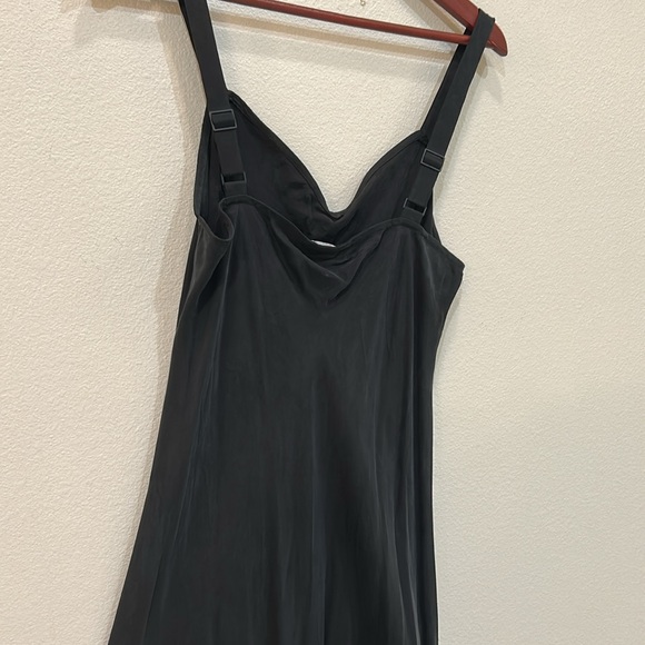 J. Crew Charcoal Wrap Dress - Picture 3 of 4